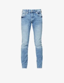 True Religion Rocco Faded Slim-fit Skinny Stretch-denim Jeans