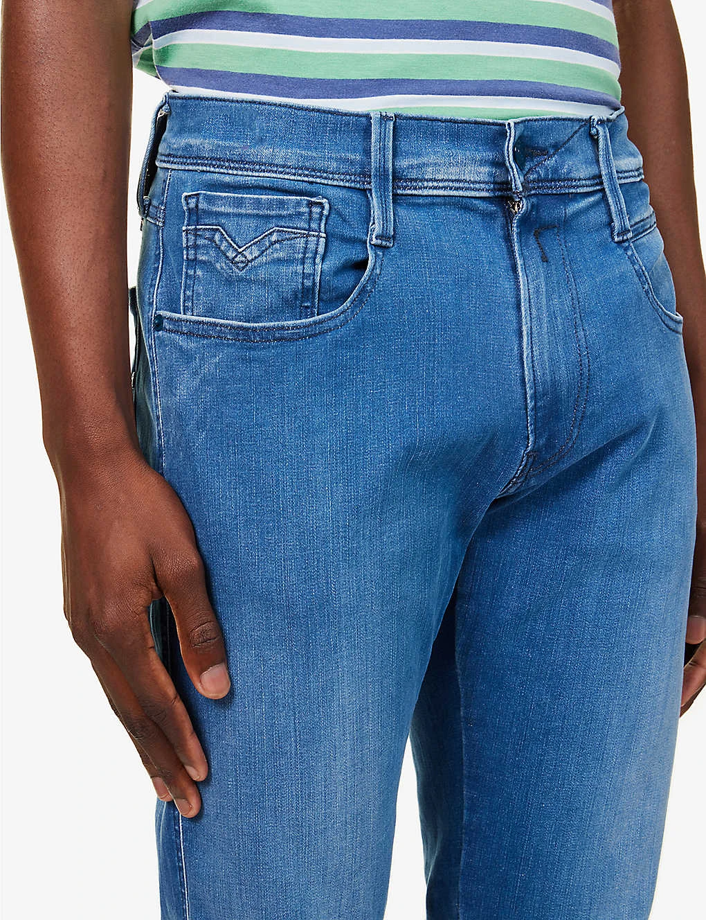 Replay Anbass Slim-leg Regular-fit Stretch-denim Jeans 7 Replay Anbass Slim-leg Regular-fit Stretch-denim Jeans - Image 5