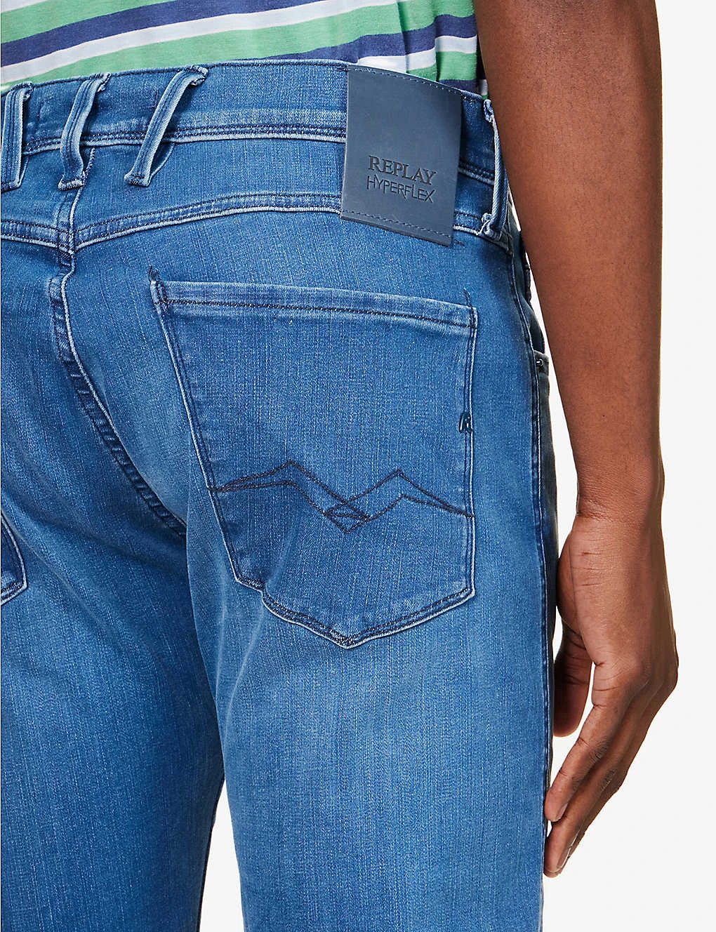 Replay Anbass Slim-leg Regular-fit Stretch-denim Jeans 8 Replay Anbass Slim-leg Regular-fit Stretch-denim Jeans - Image 6