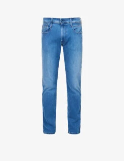 Replay Anbass Slim-leg Regular-fit Stretch-denim Jeans