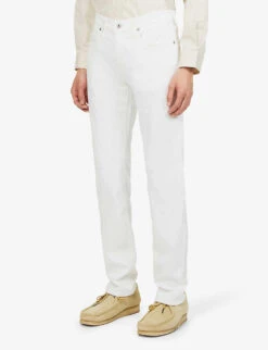 Paige Slim Straight-leg Stretch-denim Jeans -Metro Style Shop R03948597 ICECAP ALT02