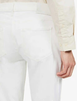 Paige Slim Straight-leg Stretch-denim Jeans -Metro Style Shop R03948597 ICECAP ALT05