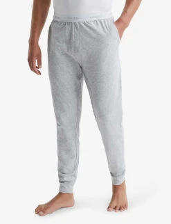 Reiss Cali Slim-fit Tapered-leg Wool-blend Jogging Bottoms -Metro Style Shop R03962258 GREYMELANGE ALT02