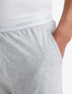 Reiss Cali Slim-fit Tapered-leg Wool-blend Jogging Bottoms -Metro Style Shop R03962258 GREYMELANGE ALT04
