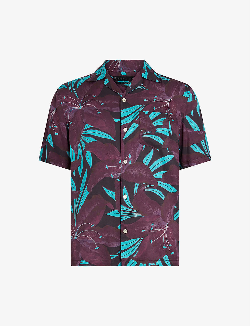 AllSaints Dustlands Floral-patterned Woven Shirt 3 AllSaints Dustlands Floral-patterned Woven Shirt