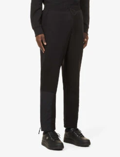 Hugo Leisure Logo-print Stretch-cotton Blend Jogging Bottoms -Metro Style Shop R03962937 BLACK ALT02