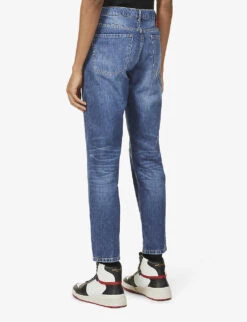 Hugo Regular-fit Tapered Cotton And Recycled Cotton-blend Jeans 11 Hugo Regular-fit Tapered Cotton And Recycled Cotton-blend Jeans -Metro Style Shop R03963073 MEDIUMBLUE ALT03