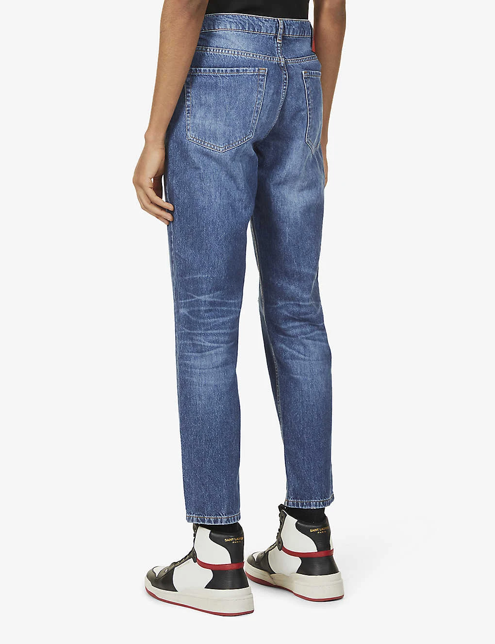 Hugo Regular-fit Tapered Cotton And Recycled Cotton-blend Jeans 6 Hugo Regular-fit Tapered Cotton And Recycled Cotton-blend Jeans - Image 4