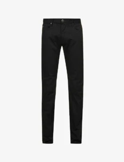Emporio Armani J06 Gab Straight-leg Mid-rise Stretch-denim Jeans