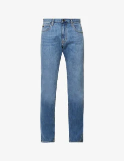 Emporio Armani Regular-fit Straight-leg&nbsp;stretch-denim Jeans
