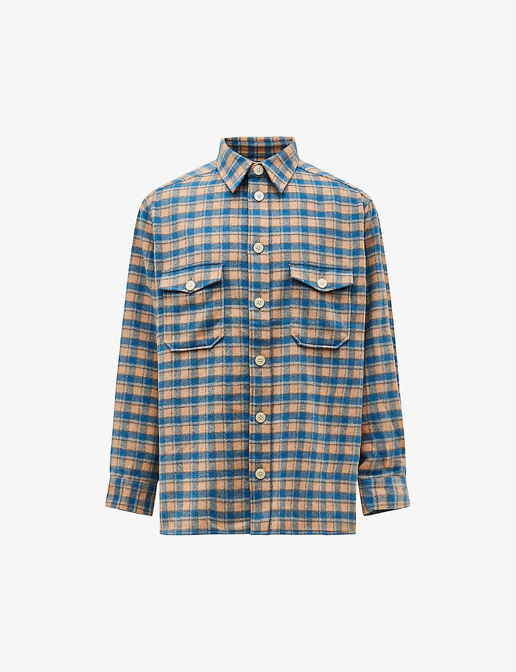 AllSaints Adria Oversized Checked Woven Shirt 3 AllSaints Adria Oversized Checked Woven Shirt