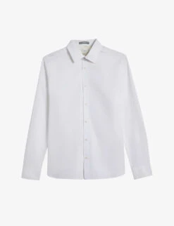 Ted Baker Solurr Slim-fit Woven Oxford Shirt