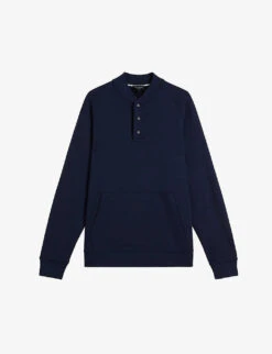 Ted Baker Breenge Kangaroo-pocket Cotton-blend Sweatshirt