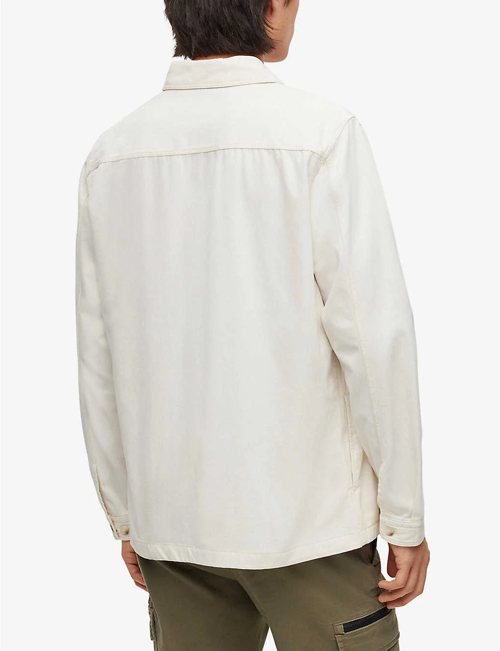 Hugo Patch-pocket Oversized Organic-cotton Shirt 6 Hugo Patch-pocket Oversized Organic-cotton Shirt - Image 4