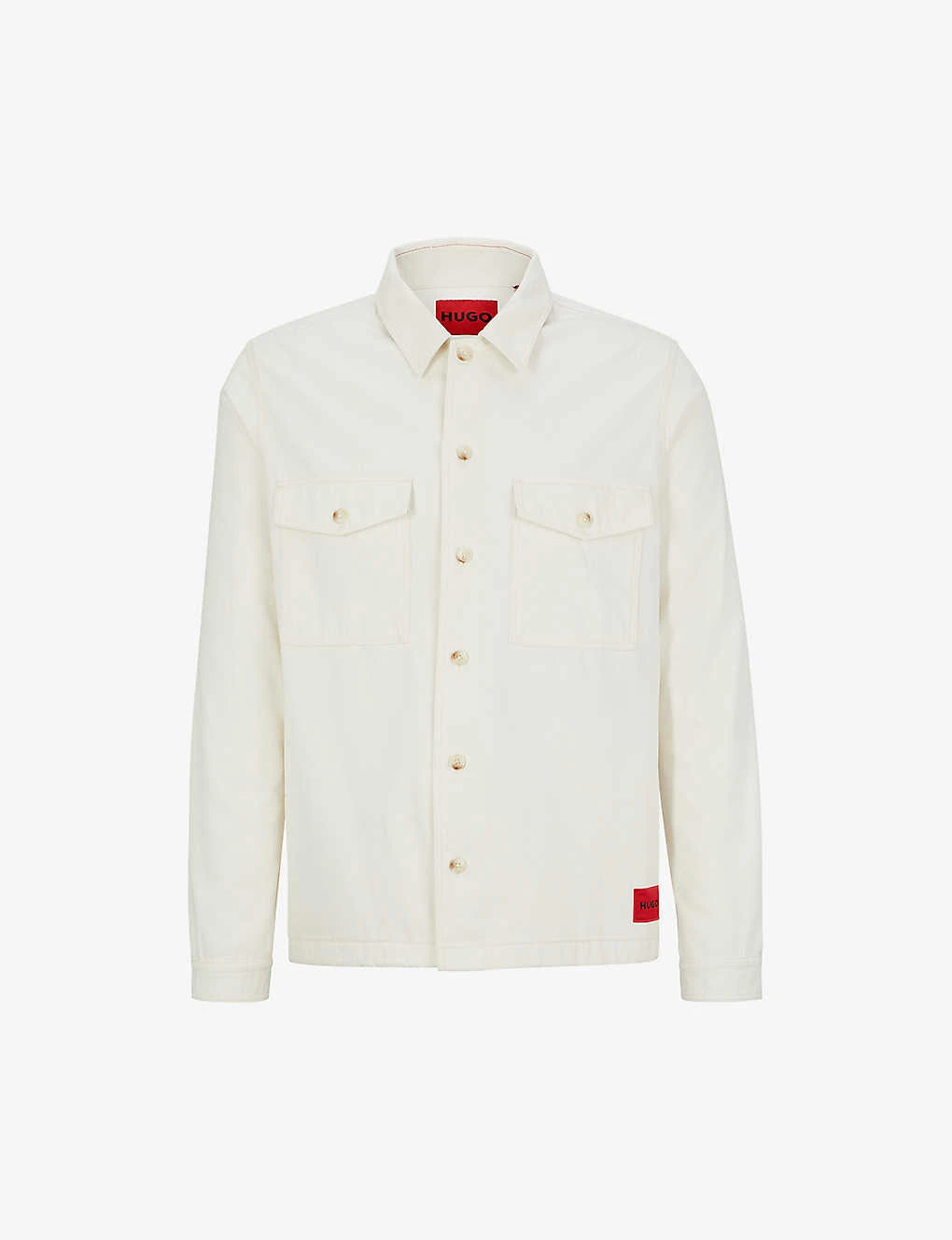Hugo Patch-pocket Oversized Organic-cotton Shirt 3 Hugo Patch-pocket Oversized Organic-cotton Shirt