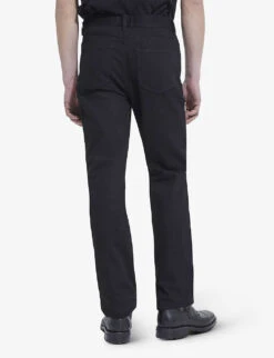 THE KOOPLES Straight-leg Jeans -Metro Style Shop R04070835 BLA01 ALT03