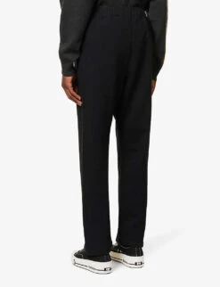 Fear Of God Eternal Relaxed-fit Straight-leg Cotton-jersey Jogging Bottoms -Metro Style Shop R04075936 BLACK ALT03