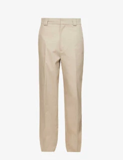 Fear Of God Eternal Pressed-crease Relaxed-fit Cotton Trousers