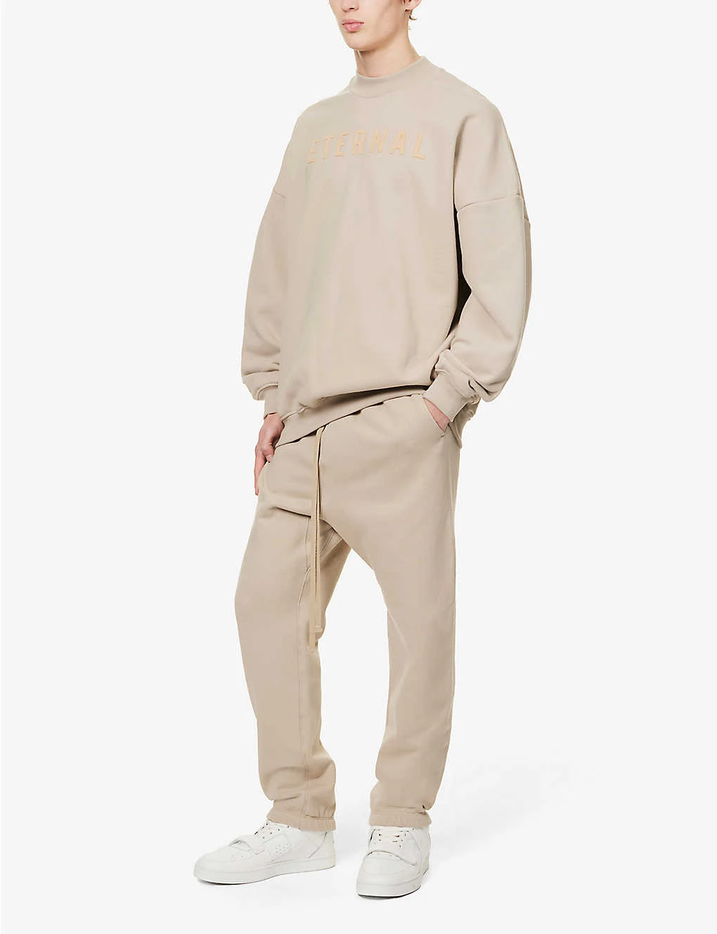 Fear Of God Eternal Brand-patch Relaxed-fit Cotton-jersey Sweatshirt 4 Fear Of God Eternal Brand-patch Relaxed-fit Cotton-jersey Sweatshirt - Image 2