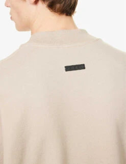 Fear Of God Eternal Brand-patch Relaxed-fit Cotton-jersey Sweatshirt 13 Fear Of God Eternal Brand-patch Relaxed-fit Cotton-jersey Sweatshirt -Metro Style Shop R04075967 DUSTYBEIGE ALT05