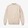 Fear Of God Eternal Brand-patch Relaxed-fit Cotton-jersey Sweatshirt 1 Fear Of God Eternal Brand-patch Relaxed-fit Cotton-jersey Sweatshirt -Metro Style Shop R04075967 DUSTYBEIGE M