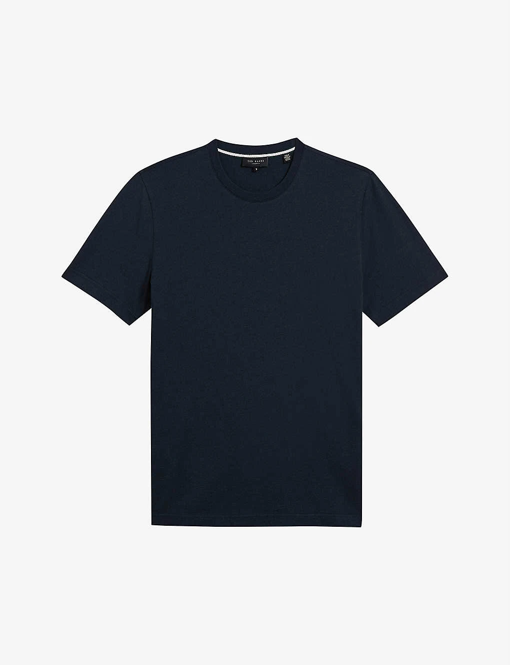 Ted Baker Zeppel Regular-fit Cotton And Cashmere-blend T-shirt 3 Ted Baker Zeppel Regular-fit Cotton And Cashmere-blend T-shirt