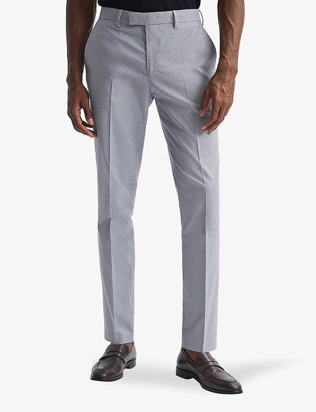 Reiss Pause Straight-leg Mid-rise Stretch Cotton-blend Trousers 5 Reiss Pause Straight-leg Mid-rise Stretch Cotton-blend Trousers - Image 3