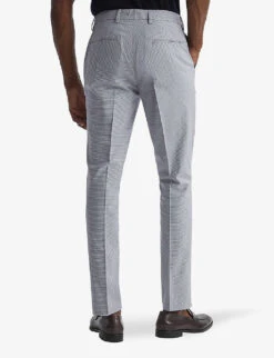 Reiss Pause Straight-leg Mid-rise Stretch Cotton-blend Trousers 10 Reiss Pause Straight-leg Mid-rise Stretch Cotton-blend Trousers -Metro Style Shop R04086977 SOFTBLUE ALT03
