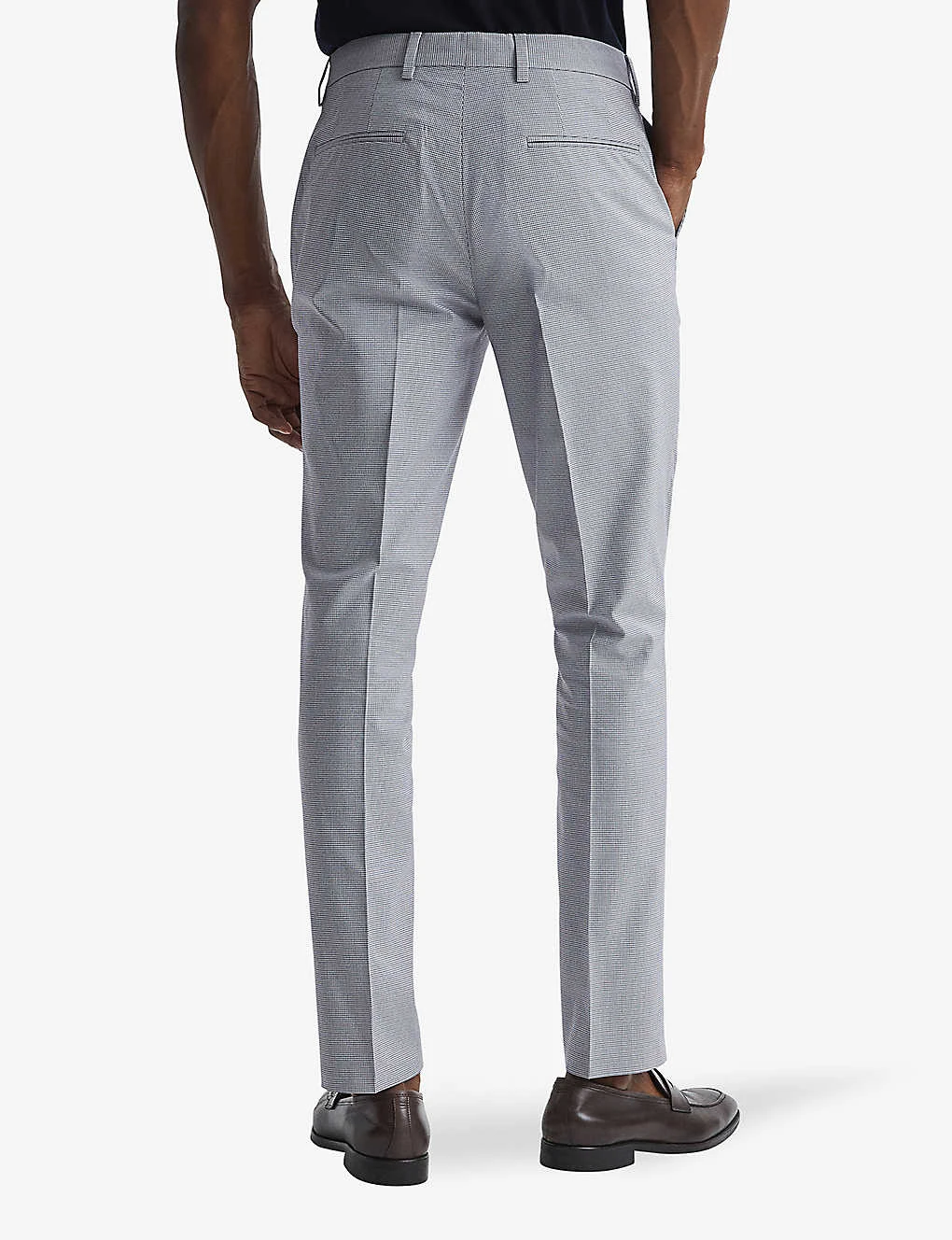 Reiss Pause Straight-leg Mid-rise Stretch Cotton-blend Trousers 6 Reiss Pause Straight-leg Mid-rise Stretch Cotton-blend Trousers - Image 4