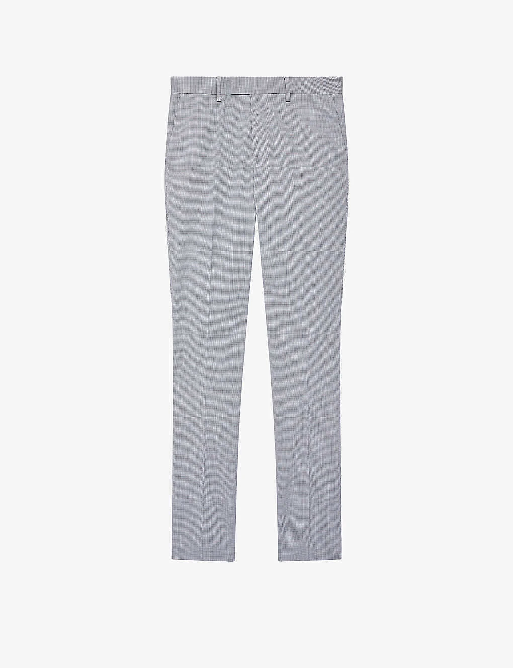 Reiss Pause Straight-leg Mid-rise Stretch Cotton-blend Trousers 3 Reiss Pause Straight-leg Mid-rise Stretch Cotton-blend Trousers
