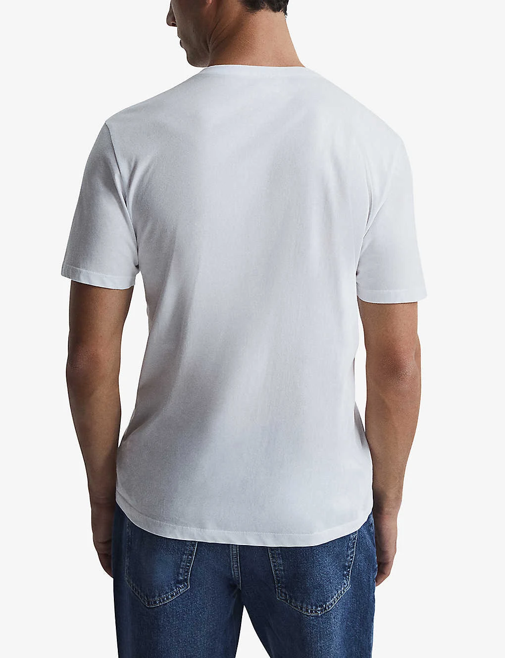 Reiss Dayton V-neck Cotton-jersey T-shirt 6 Reiss Dayton V-neck Cotton-jersey T-shirt - Image 4