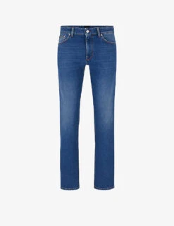 Boss Business Leisure Regular-fit Mid-rise Stretch-denim Jeans