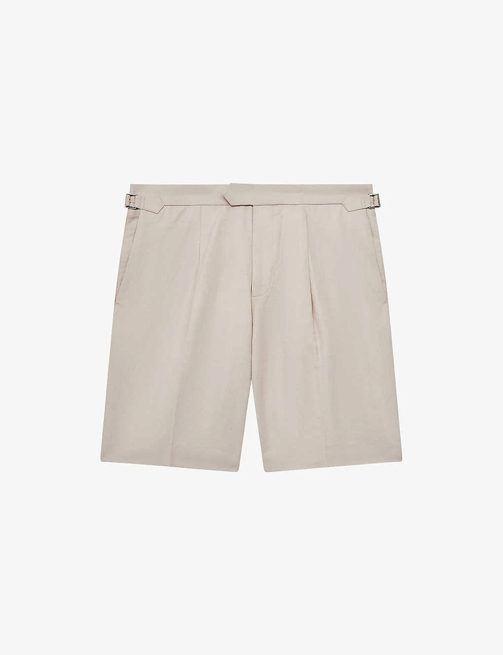 Reiss Path Side-adjuster Regular-fit Cotton-linen Blend Shorts 3 Reiss Path Side-adjuster Regular-fit Cotton-linen Blend Shorts