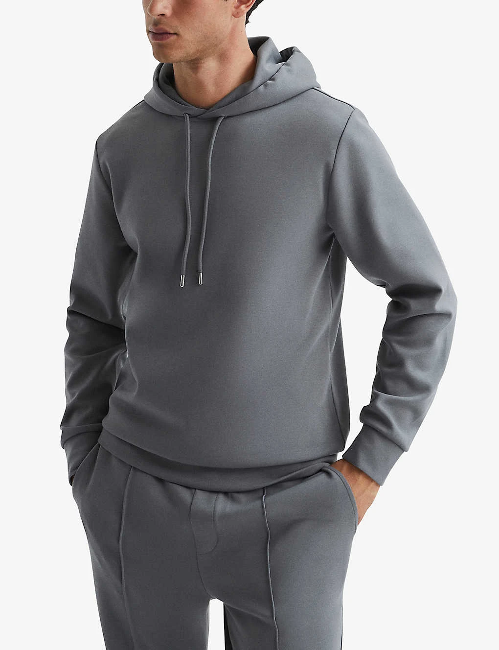 Reiss Fabien Regular-fit Stretch-woven Hoody 5 Reiss Fabien Regular-fit Stretch-woven Hoody - Image 3