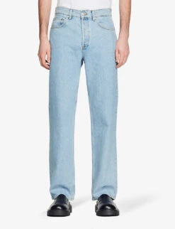 Sandro Straight-leg Regular-fit Jeans 9 Sandro Straight-leg Regular-fit Jeans -Metro Style Shop R04102538 BLEUS ALT02
