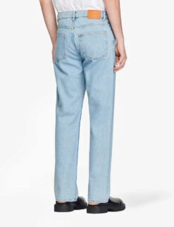 Sandro Straight-leg Regular-fit Jeans 10 Sandro Straight-leg Regular-fit Jeans -Metro Style Shop R04102538 BLEUS ALT03