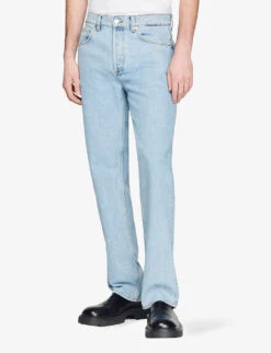 Sandro Straight-leg Regular-fit Jeans 11 Sandro Straight-leg Regular-fit Jeans -Metro Style Shop R04102538 BLEUS ALT04