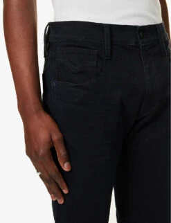 Replay Anbass Hyperflex Slim-fit Stretch-denim Jeans -Metro Style Shop R04104814 BLUE ALT05