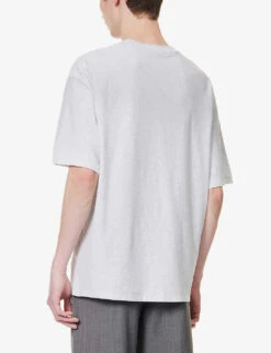 Acne Studios 1996 Relaxed-fit Cotton-jersey T-shirt 10 Acne Studios 1996 Relaxed-fit Cotton-jersey T-shirt -Metro Style Shop R04108382 PALEGREYMELANGE ALT03