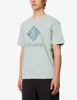 Columbia Pacific Crossing Logo-print Cotton-blend T-shirt 9 Columbia Pacific Crossing Logo-print Cotton-blend T-shirt -Metro Style Shop R04109939 NIAGARA ALT02