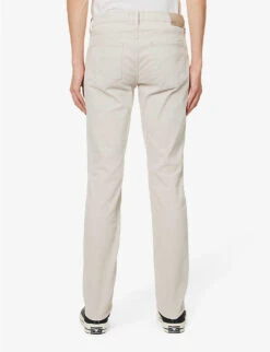 Paige Federal Straight-leg Mid-rise Stretch-denim Jeans -Metro Style Shop R04111338 KEENELAND ALT03