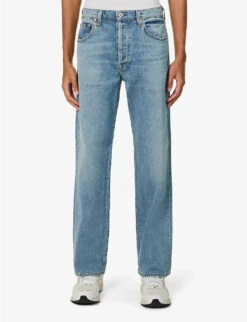 CITIZENS OF HUMANITY Hayden Archive Relaxed-fit Wide-leg Stretch-denim Jeans -Metro Style Shop R04111640 BLUECHIP ALT02