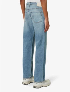 CITIZENS OF HUMANITY Hayden Archive Relaxed-fit Wide-leg Stretch-denim Jeans -Metro Style Shop R04111640 BLUECHIP ALT03