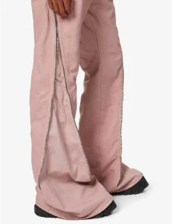 Bolan Zipped-leg Mid-rise Straight-leg Regular-fit Denim Trousers -Metro Style Shop R04116989 FADEDPINK ALT04