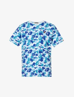 ABC Camo Brand-appliqué Regular-fit Cotton-jersey T-shirt