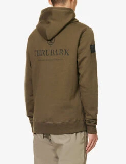 Vader Organic-cotton And Recycled-polyester-blend Hoody 10 Vader Organic-cotton And Recycled-polyester-blend Hoody -Metro Style Shop R04119459 GREEN ALT03