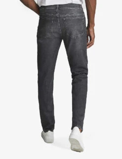 Reiss Harry Slim-fit Low-rise Denim Jeans -Metro Style Shop R04122258 WASHEDGREY ALT03
