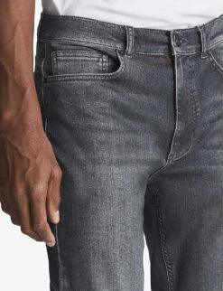 Reiss Harry Slim-fit Low-rise Denim Jeans -Metro Style Shop R04122258 WASHEDGREY ALT04