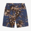 Ted Baker Floral-print Elasticated-waist Cotton Shorts