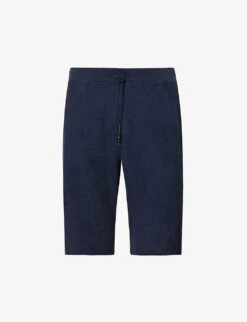 Sunspel Elasticated-waist Regular-fit Cotton-towelling Shorts